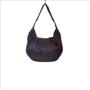 Lucky Brand Vintage Indigo Leather Hobo Bag